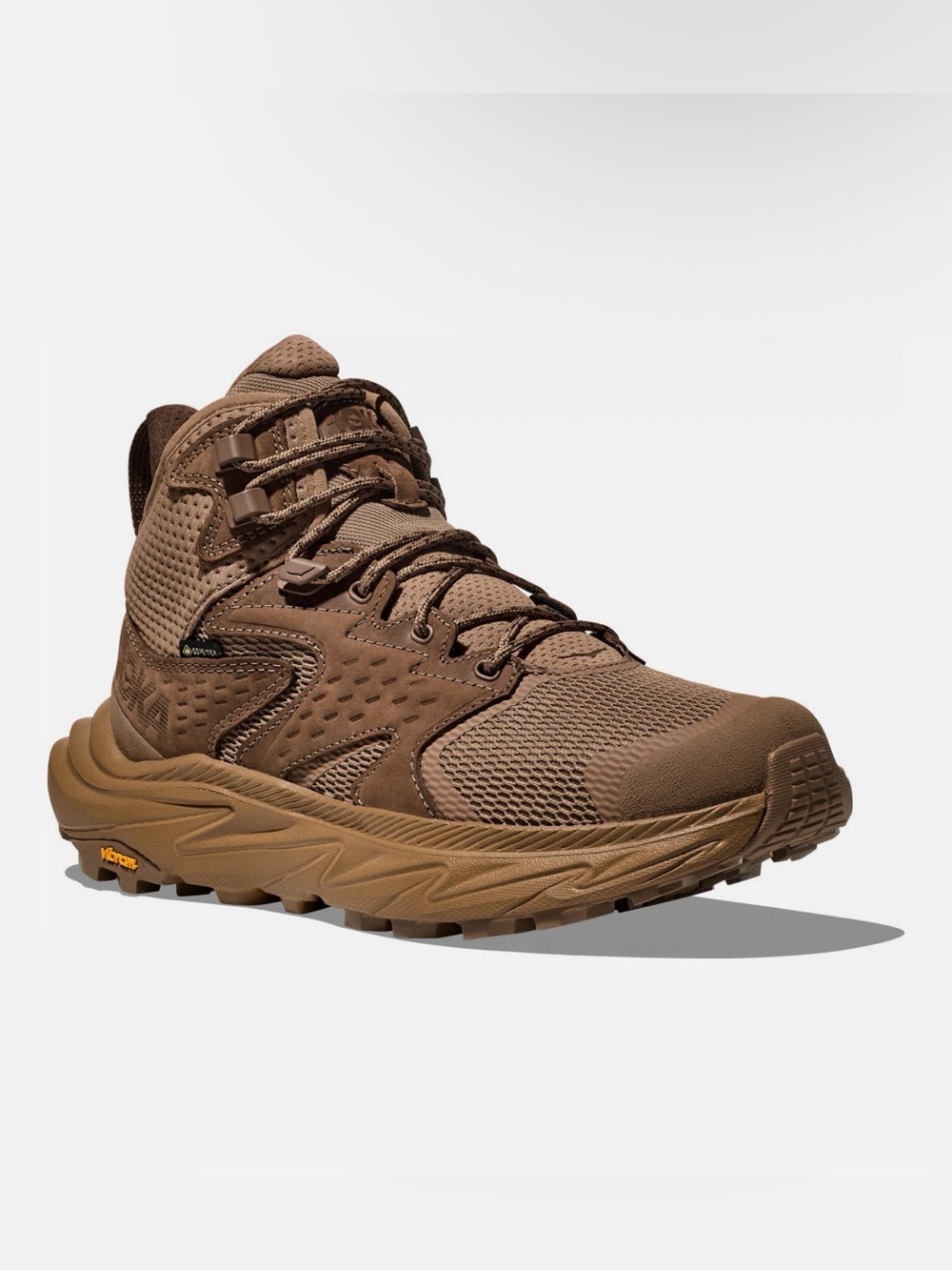 Hoka ONE ONE Anacapa 2 Mid GTX Gore-Tex Rye Bark 1142831F Hiking Shoes 6.5 Woman